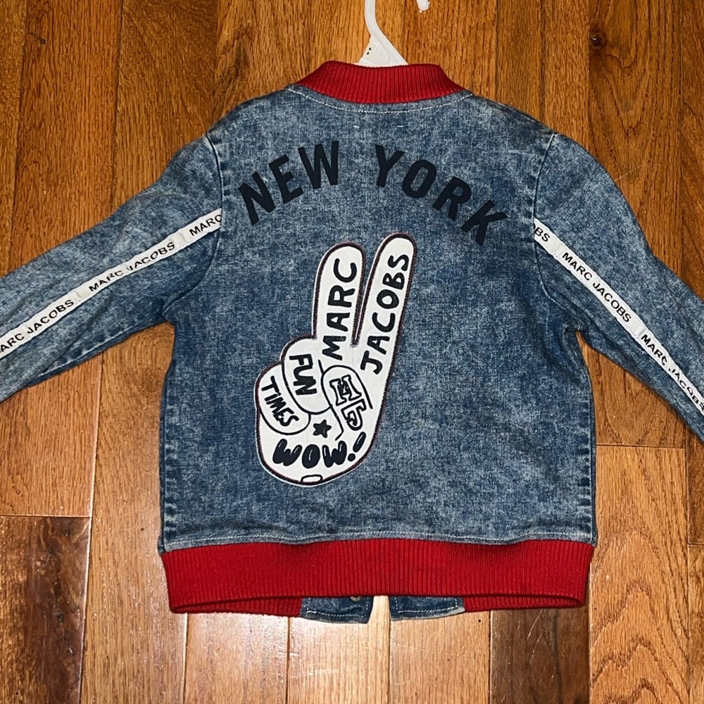 Marc Jacobs denim bomber sz 6